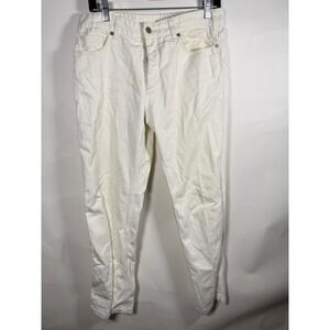 Norse Projects Edward Twill Pants Mens 32x32 Regular Fit Off White Ecru N25-0283